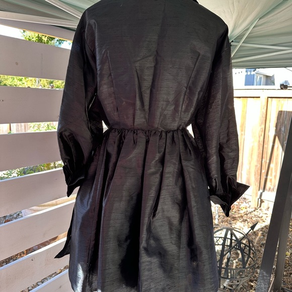 Fabulous Retro Faux Silk Shantung Dress - Picture 10 of 14